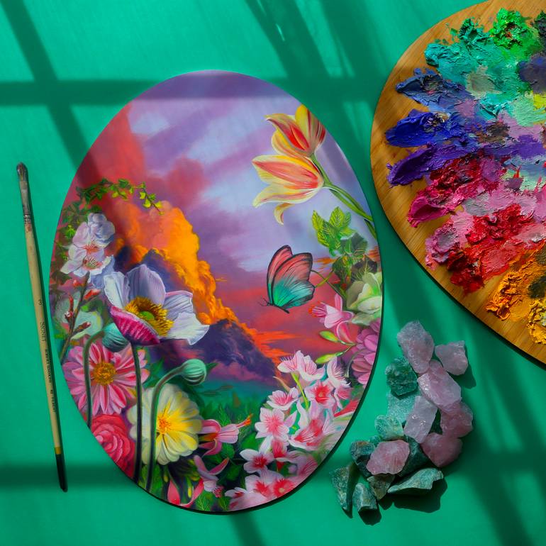 Original Other Floral Painting by Kristen Lynn