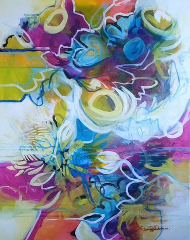 Print of Abstract Nature Paintings by Penelope Dodman