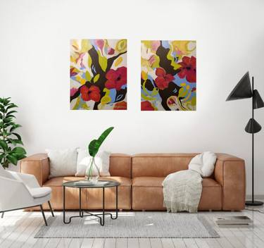 Original Abstract Paintings by Penelope Dodman