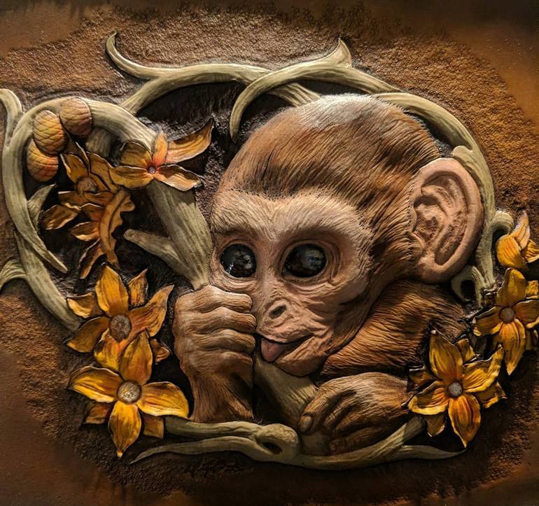 Print of Portraiture Animal Sculpture by Dustyn Bustos