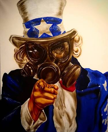 Original Documentary Popular culture Painting by Dustyn Bustos