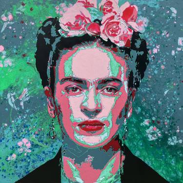 Original Expressionism Women Painting by Kerry Inkster