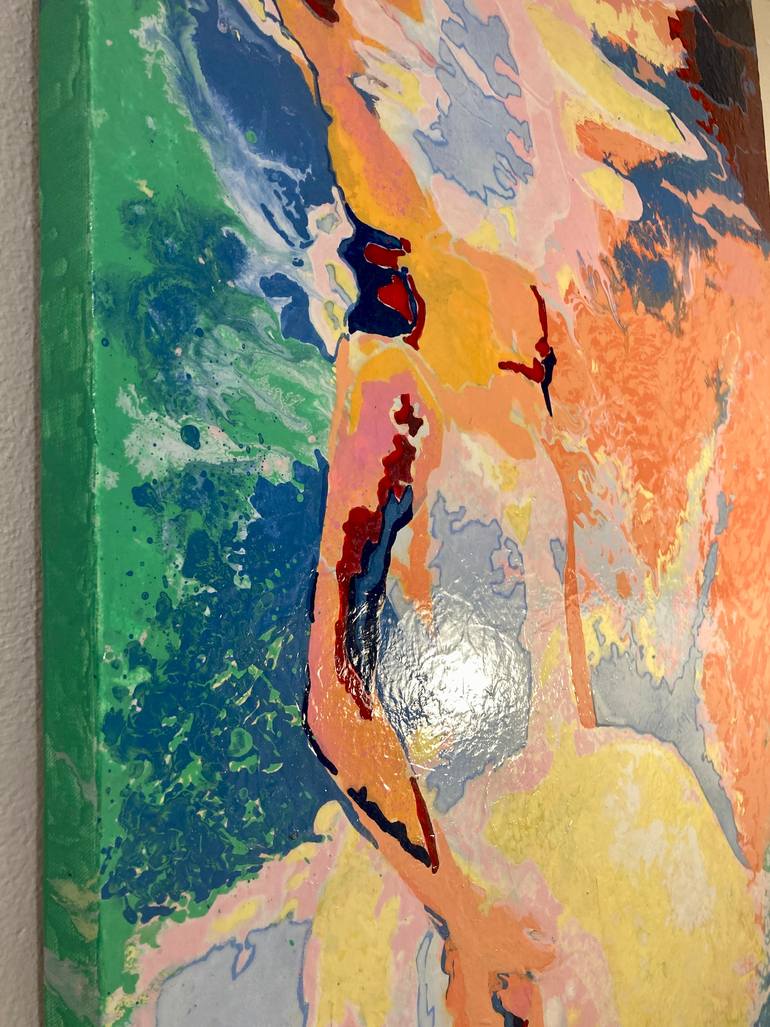 Original Expressionism Women Painting by Kerry Inkster