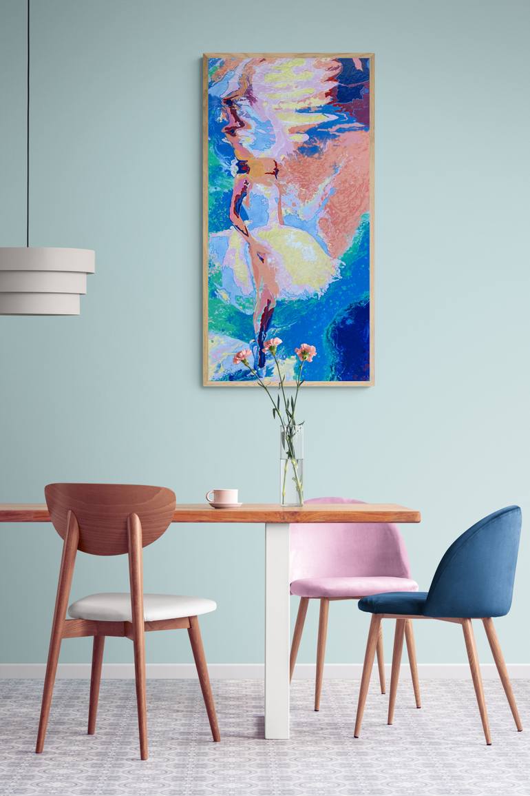 Original Expressionism Women Painting by Kerry Inkster