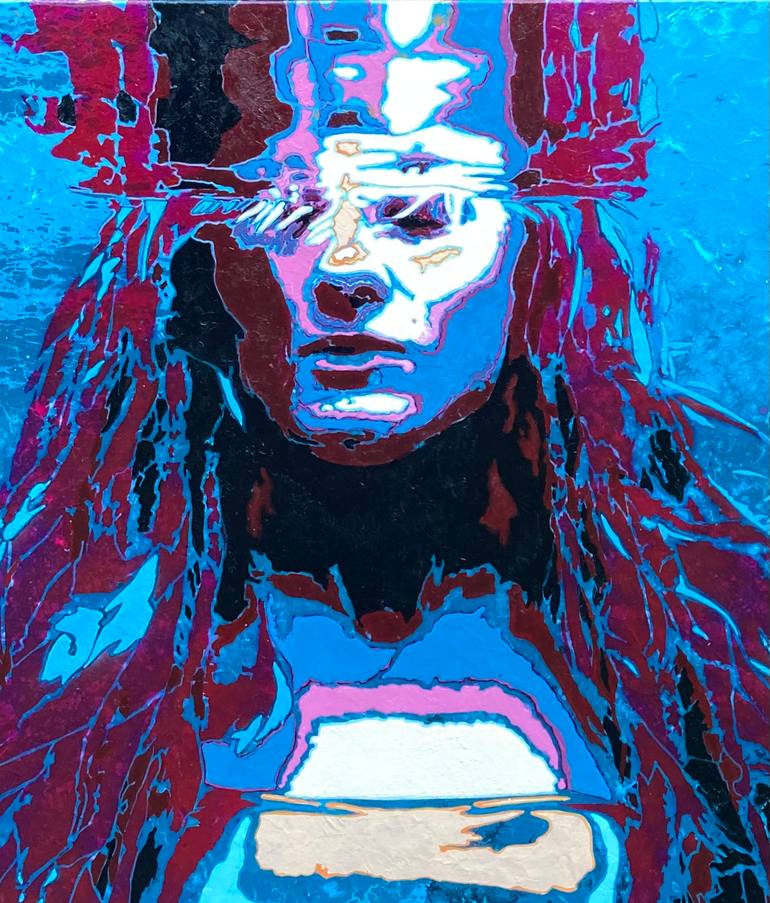 Original Conceptual Women Painting by Kerry Inkster