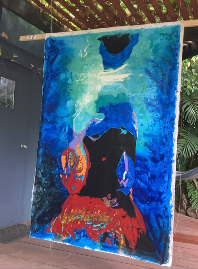 Original Conceptual Women Painting by Kerry Inkster