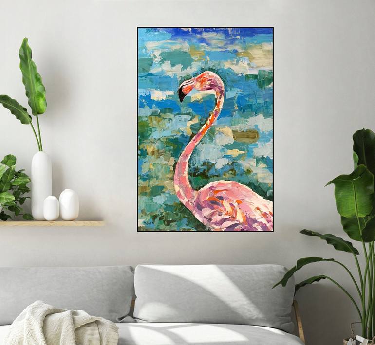 Original Abstract Animal Painting by Maria Gotta 
