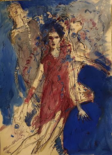 Original Women Paintings by Mario Malacrino