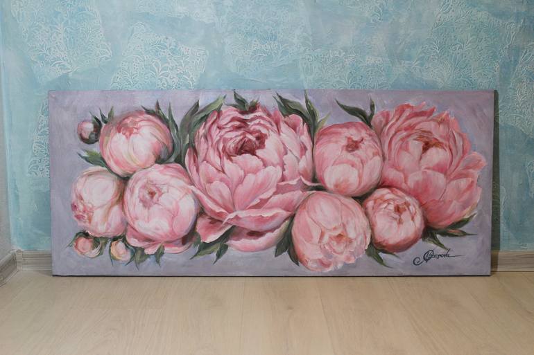 Original Fine Art Floral Painting by Nataliya Ozerova