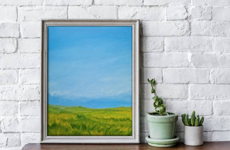 Original Photorealism Landscape Painting by Alina Leto