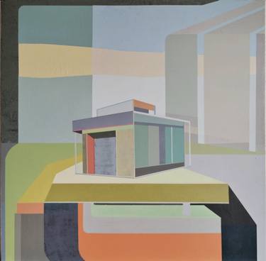 Original Architecture Paintings by Violet Polsangi