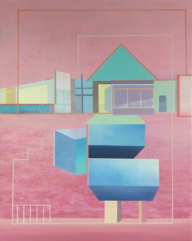 Original Architecture Paintings by Violet Polsangi