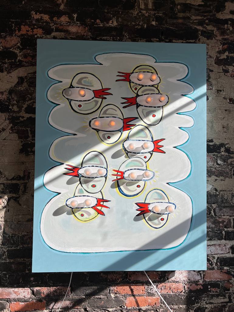 Original Contemporary Abstract Mixed Media by Cris Dam