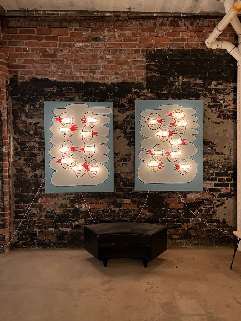 Original Contemporary Abstract Mixed Media by Cris Dam
