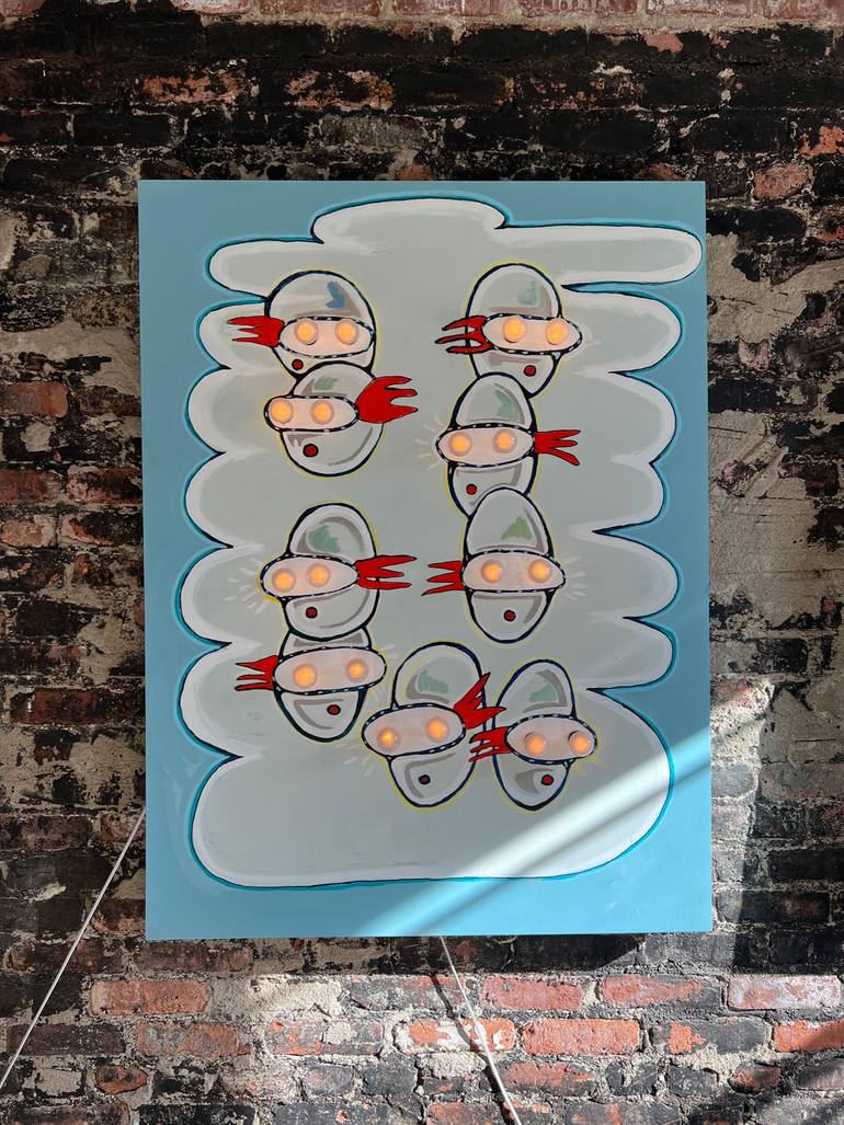 Original Contemporary Abstract Mixed Media by Cris Dam
