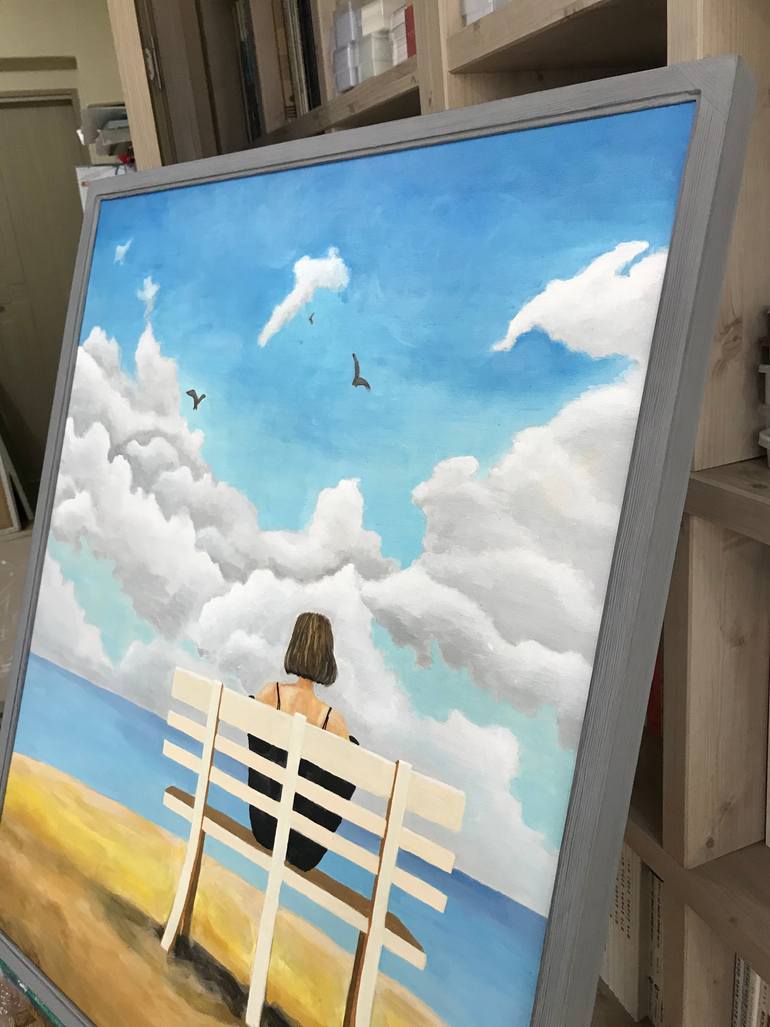 Original Minimalism Women Painting by Ransoo Kim