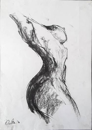 Original Figurative Nude Drawings by Djurdja Milatovic