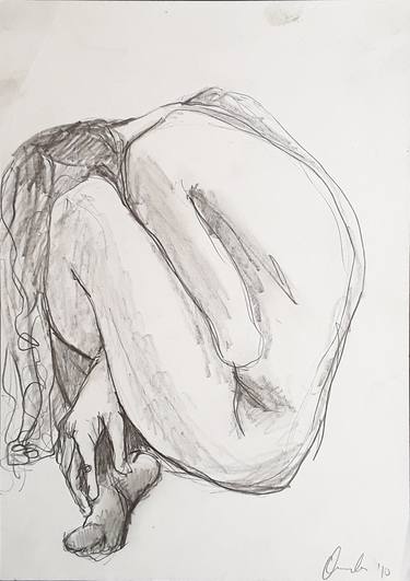 Print of Expressionism Body Drawings by Djurdja Milatovic