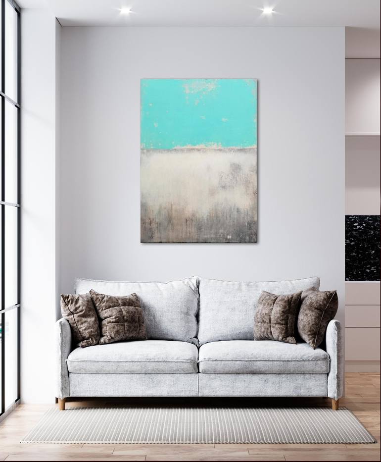 Original Abstract Expressionism Abstract Painting by Juan Carlos Lopez-Nieto