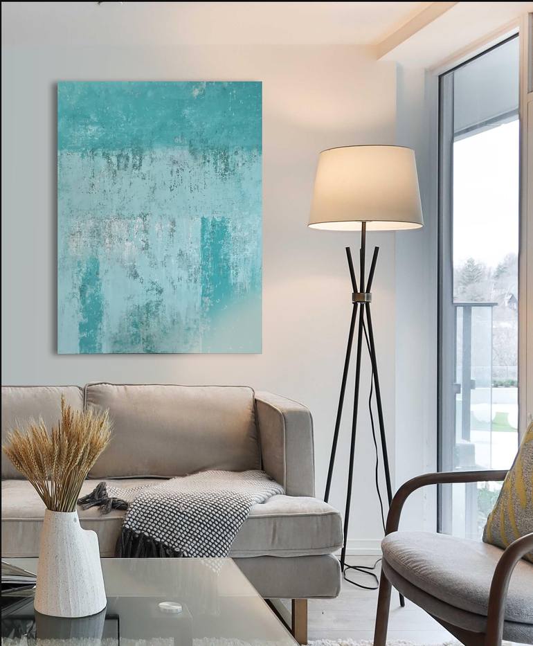 Original Abstract Expressionism Abstract Painting by Juan Carlos Lopez-Nieto