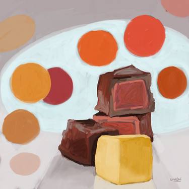 Print of Expressionism Food Paintings by Arantxa Quinones