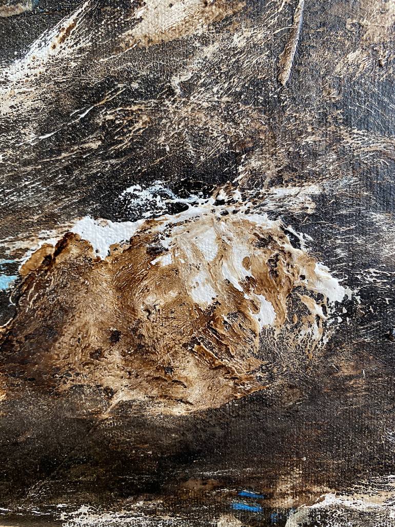 Original Abstract Landscape Painting by Melis Yılmaz Aktas