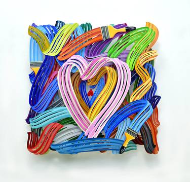Original Conceptual Love Sculpture by Tilsitt Gallery