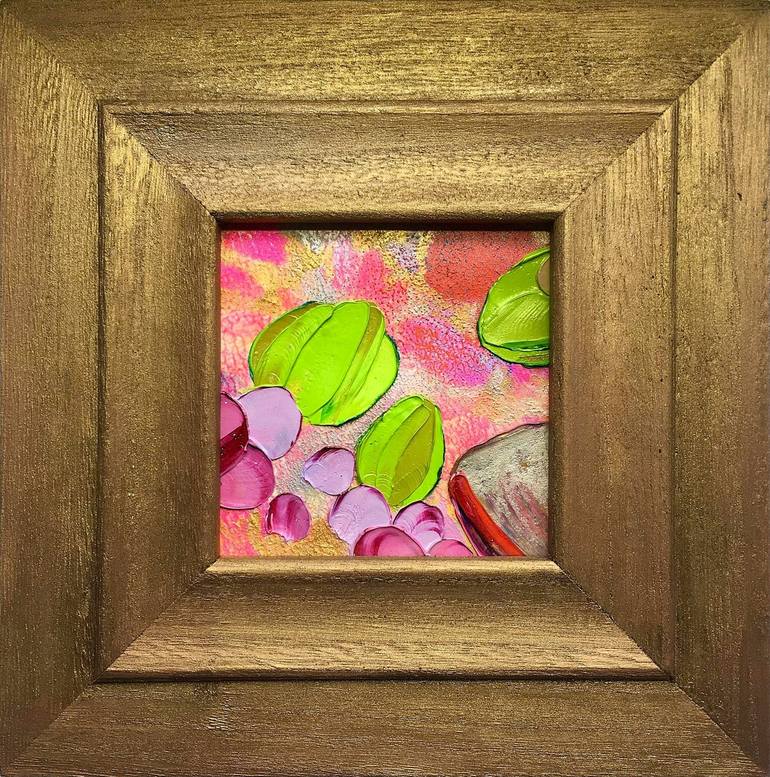 Original Abstract Expressionism Floral Paintings by Elana Solodka