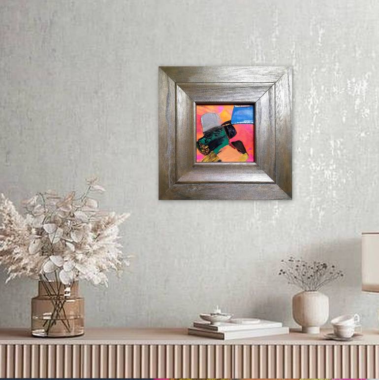 Original Art Deco Abstract Painting by Elana Solodka