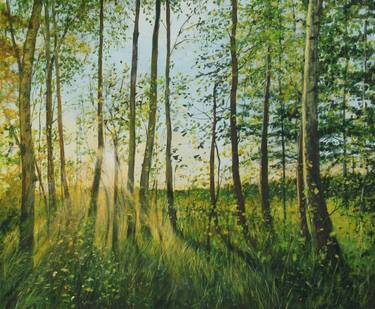 Original Realism Landscape Paintings by Edyta Galan