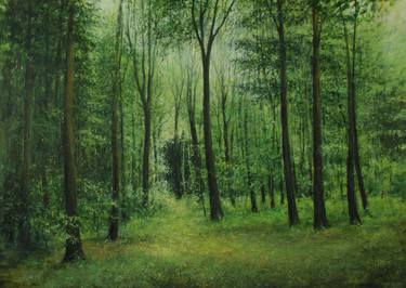 Original Realism Landscape Painting by Edyta Galan