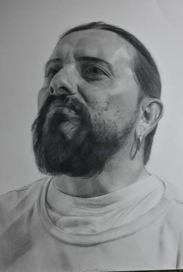 Print of Portraiture Portrait Drawings by Andres Alfonso