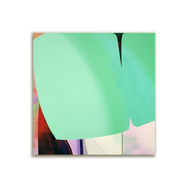 Original Geometric Abstract Painting by Vanessa Storoniak