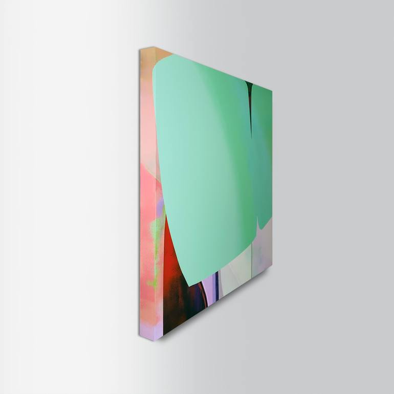 Original Geometric Abstract Painting by Vanessa Storoniak