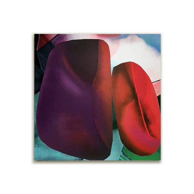 Original Minimalism Abstract Painting by Vanessa Storoniak