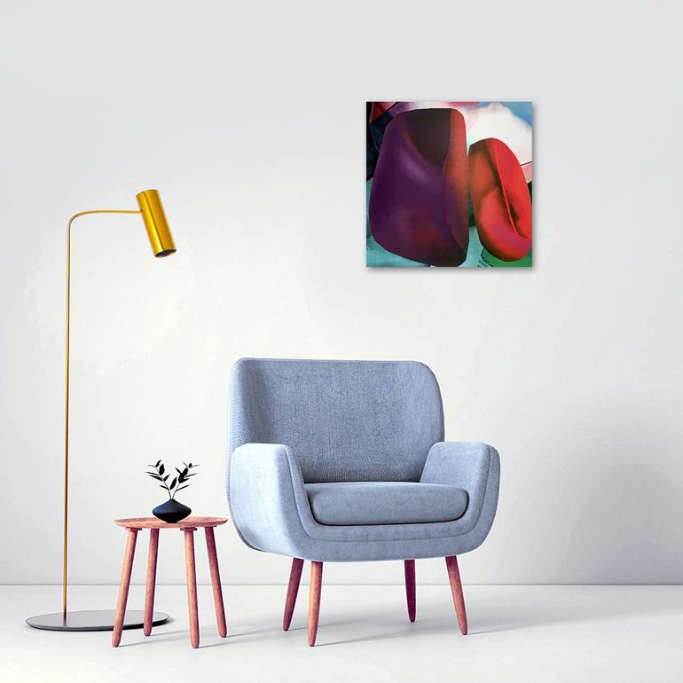 Original Minimalism Abstract Painting by Vanessa Storoniak