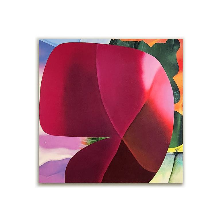 Original Geometric Abstract Painting by Vanessa Storoniak