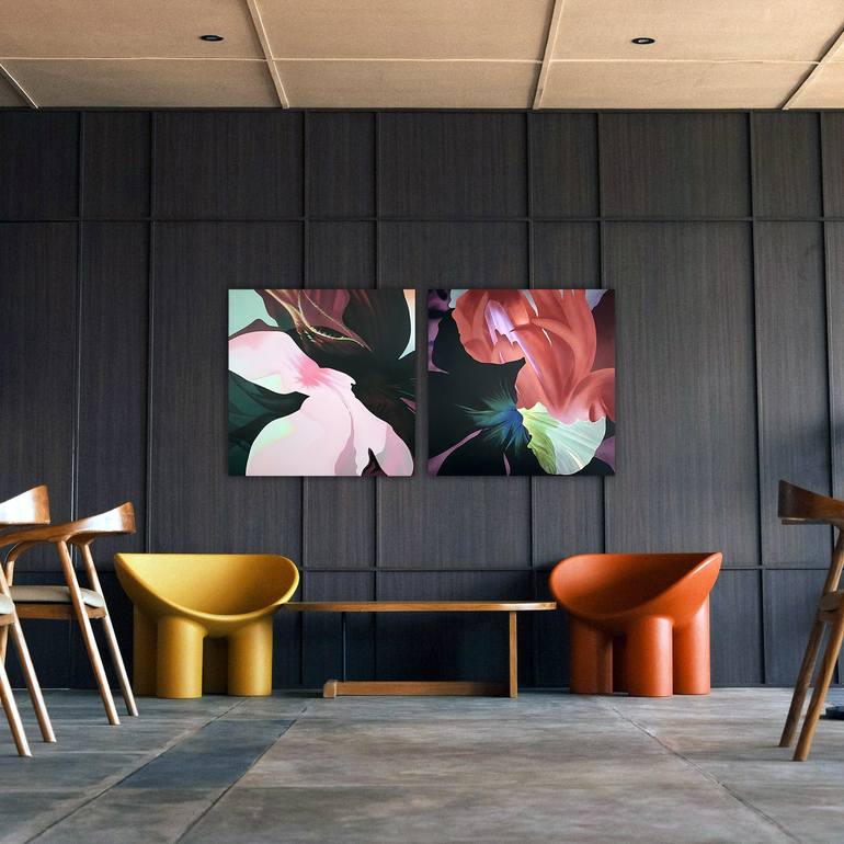 Original Abstract Nature Painting by Vanessa Storoniak