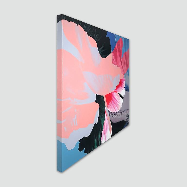 Original Abstract Botanic Painting by Vanessa Storoniak