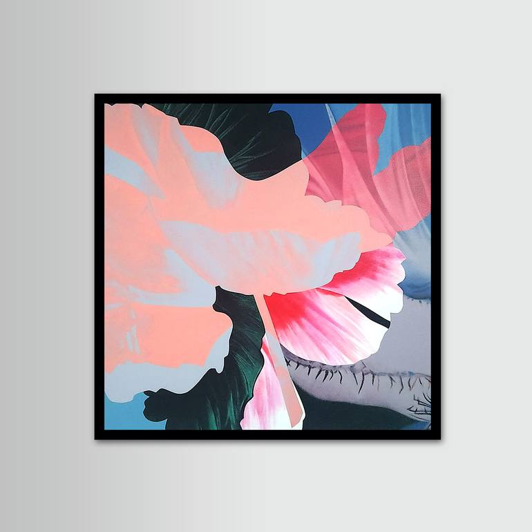 Original Abstract Botanic Painting by Vanessa Storoniak