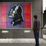 Darth Vader Mask | José Lara | "XOSSEL" artist name
Artwork inspired by one of the most iconic Star Wars characters "Darth Vader" a faithful representation of artpop using characteristic patterns and colors.
Painting: Acrylic on Canvas