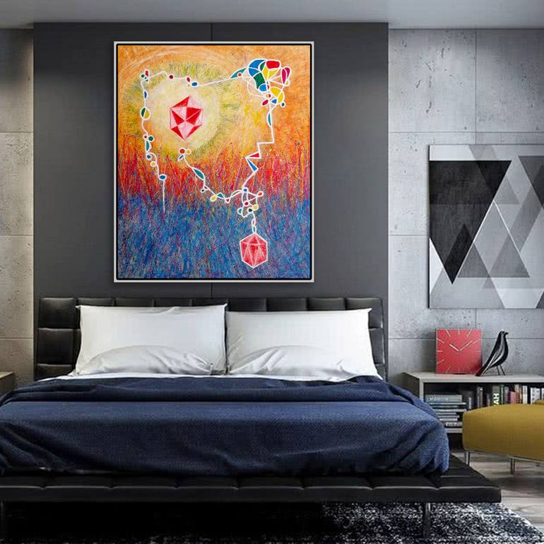 Original Abstract Painting by JOSE LARA