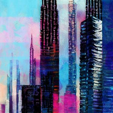 Print of Architecture Digital by Anna Vaasi