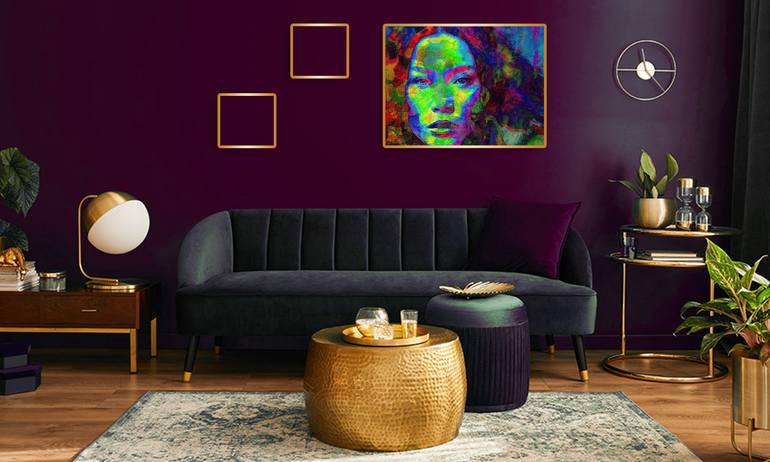 Original Abstract People Digital by Anna Vaasi