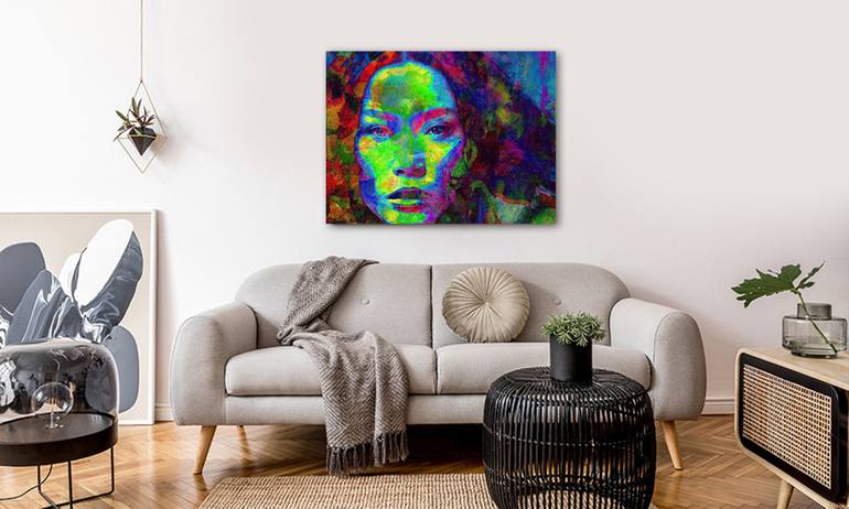 Original Abstract People Digital by Anna Vaasi