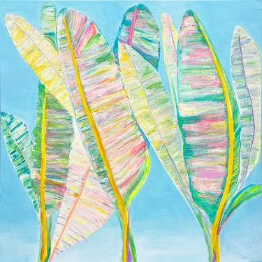 Original Abstract Botanic Paintings by Kathryn Sillince