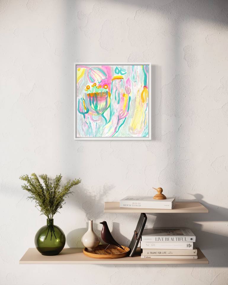 Original Abstract Expressionism Abstract Painting by Kathryn Sillince