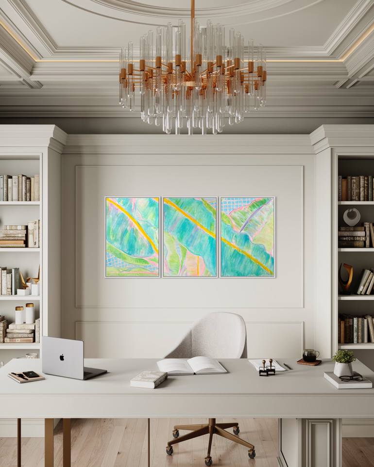 Original Abstract Expressionism Nature Painting by Kathryn Sillince