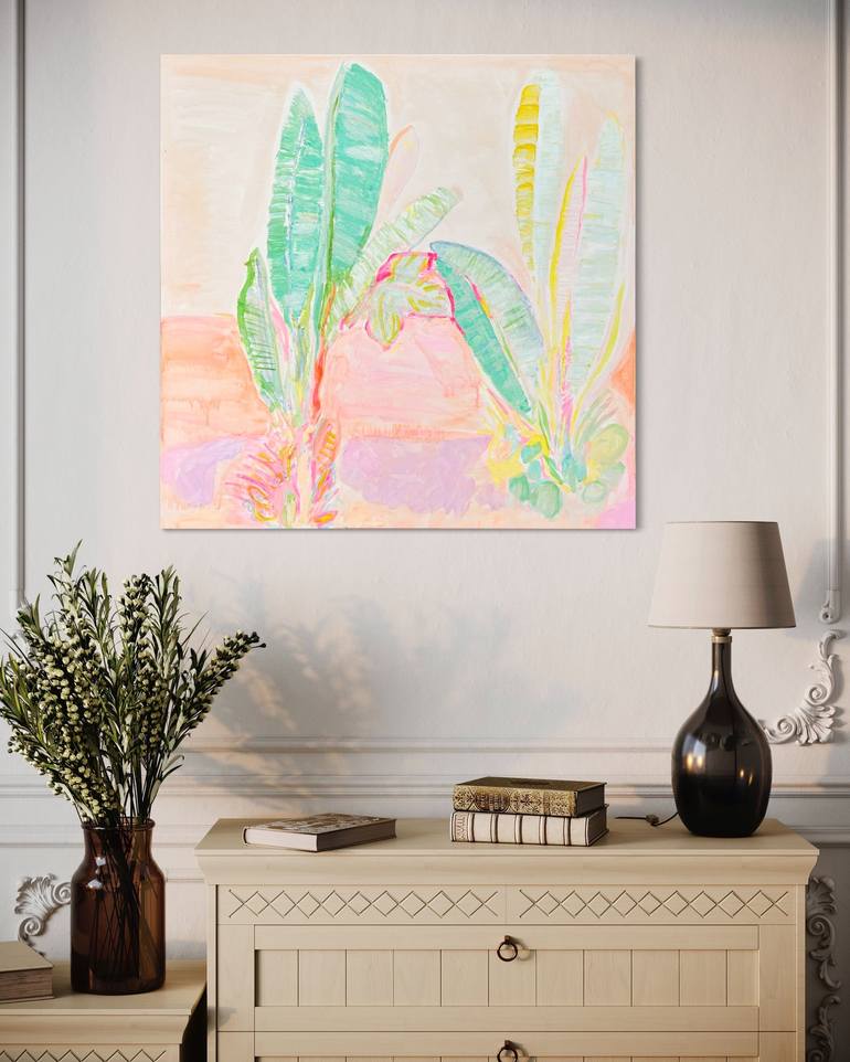 Original Abstract Expressionism Nature Painting by Kathryn Sillince
