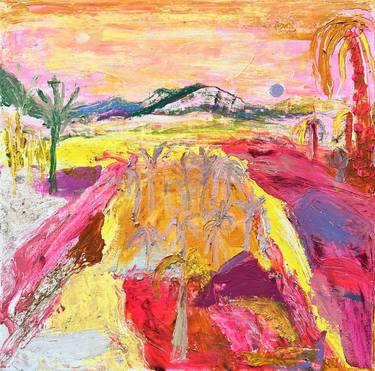 Original Abstract Expressionism Landscape Paintings by Kathryn Sillince